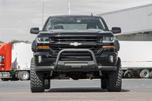 Chevrolet Tahoe LED Bull Bar - Rough Country - Black - '07-'20 Chevrolet Tahoe LED Bull Bar - Rough Country - Black - '07-'20